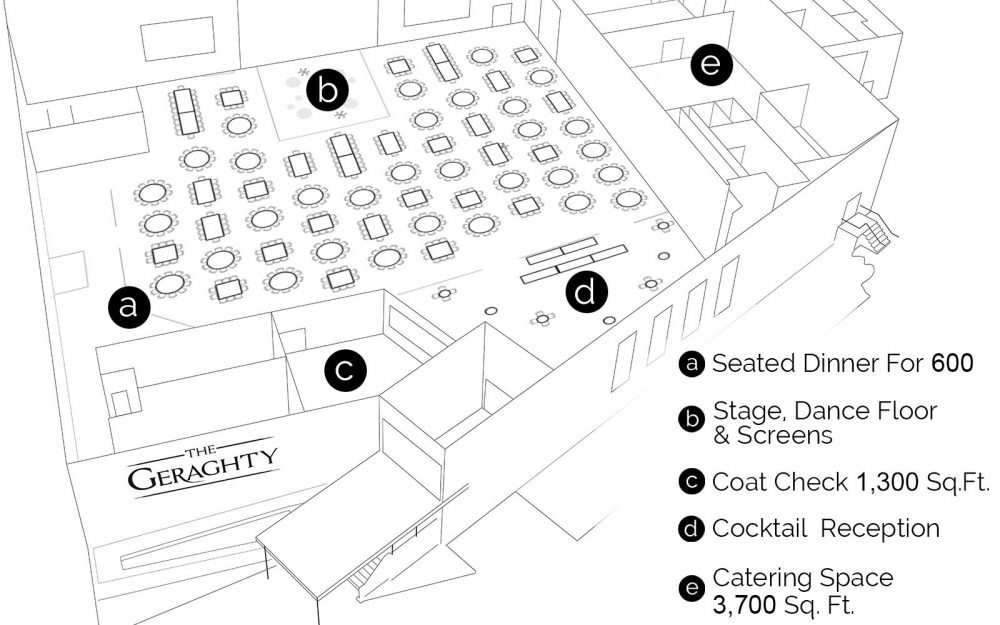 Check Out Floorplans of Unique Event Venue | The Geraghty