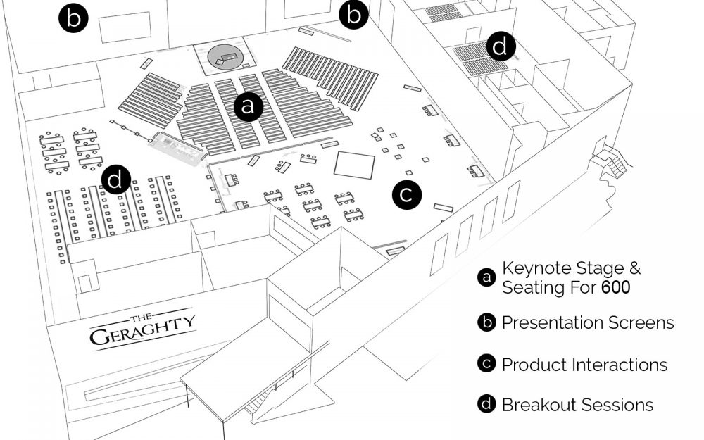 Check Out Floorplans of Unique Event Venue | The Geraghty