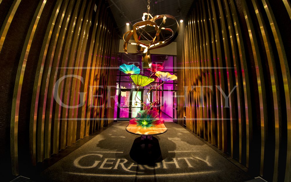 The Geraghty, Corporate Event, Venue, venue of possibilities, pop art inspiration, lasers, technical production, contemporary event decor, event design, event decor, chicago event decor,
