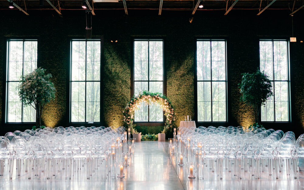 Classic wedding design at The Geraghty in Chicago