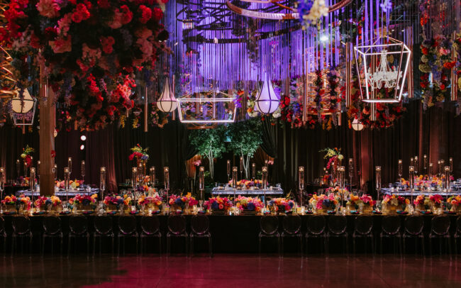 Colorful wedding at The Geraghty in Chicago